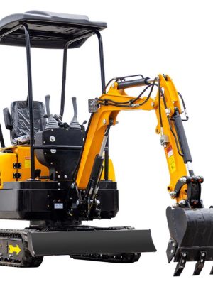 MS13 1.3-Ton Mini Excavator – 13.5 HP Gasoline with Thumb Clip