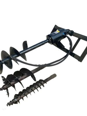 Skid Steer Hydraulic Auger with 3 bits For Sale 12-16 gpm |AGT-SSECAG-Y
