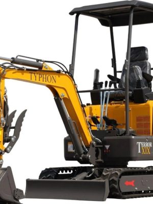 2 TON TYPHON TERROR XIX Mini Excavator, KUBOTA D902 Diesel Engine with Thump Clip