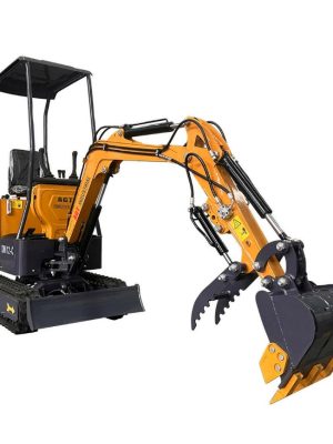 1 Ton 2024 AGT Mini Excavator W/ SIDE SWING BOOM & HYDRAULIC THUMB | AGT DM12-C