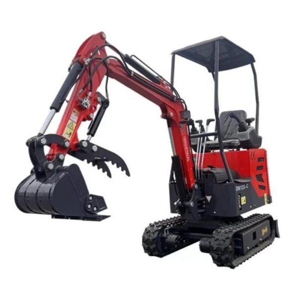 AGT-DM12X-C Mini Excavator w/ Pilot Control Swing Boom and Hydraulic Thumb - Image 2