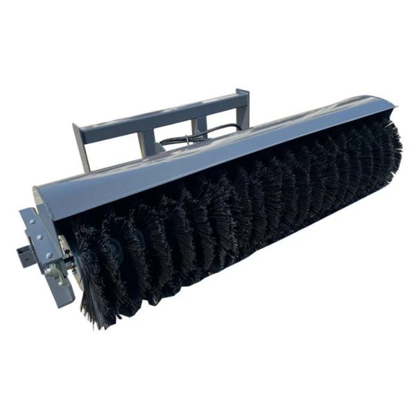 72" Skid Steer Broom Sweeper attachment, 16-21 gpm | AGT-SSAB72