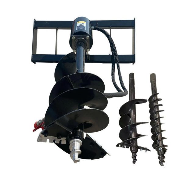 Skid Steer Hydraulic Auger with 3 bits For Sale 12-16 gpm |AGT-SSECAG-Y - Image 2