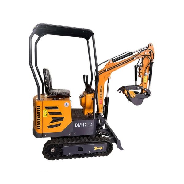 1 Ton 2024 AGT Mini Excavator W/ SIDE SWING BOOM & HYDRAULIC THUMB | AGT DM12-C - Image 2