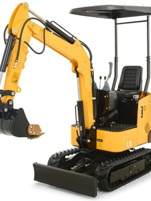 CREWORKS 13.5HP Mini Excavator – B&S Engine with 6 Attachments