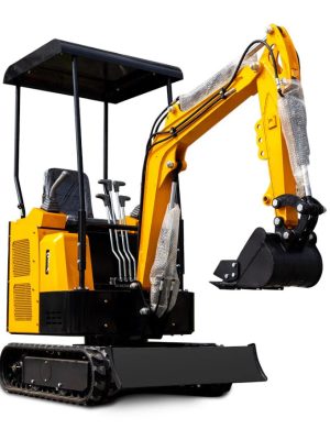 MS15 1.5-Ton Mini Excavator – 13.5 HP Gasoline with Thumb Clip