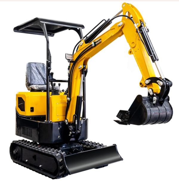 MS10C 1-Ton Mini Excavator – 13.5 HP Gasoline with Thumb Clip