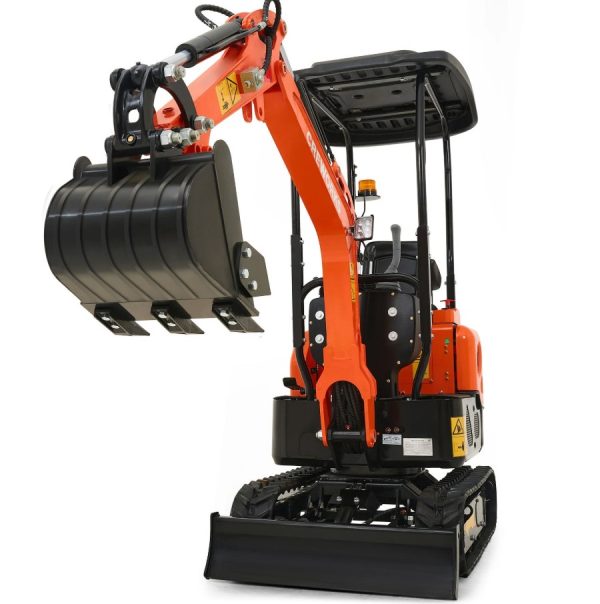 CREWORKS 13.5 HP 1 Ton B&S Engine Mini Excavator with 2586 lbf Digging Force